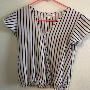Zebra print professional top